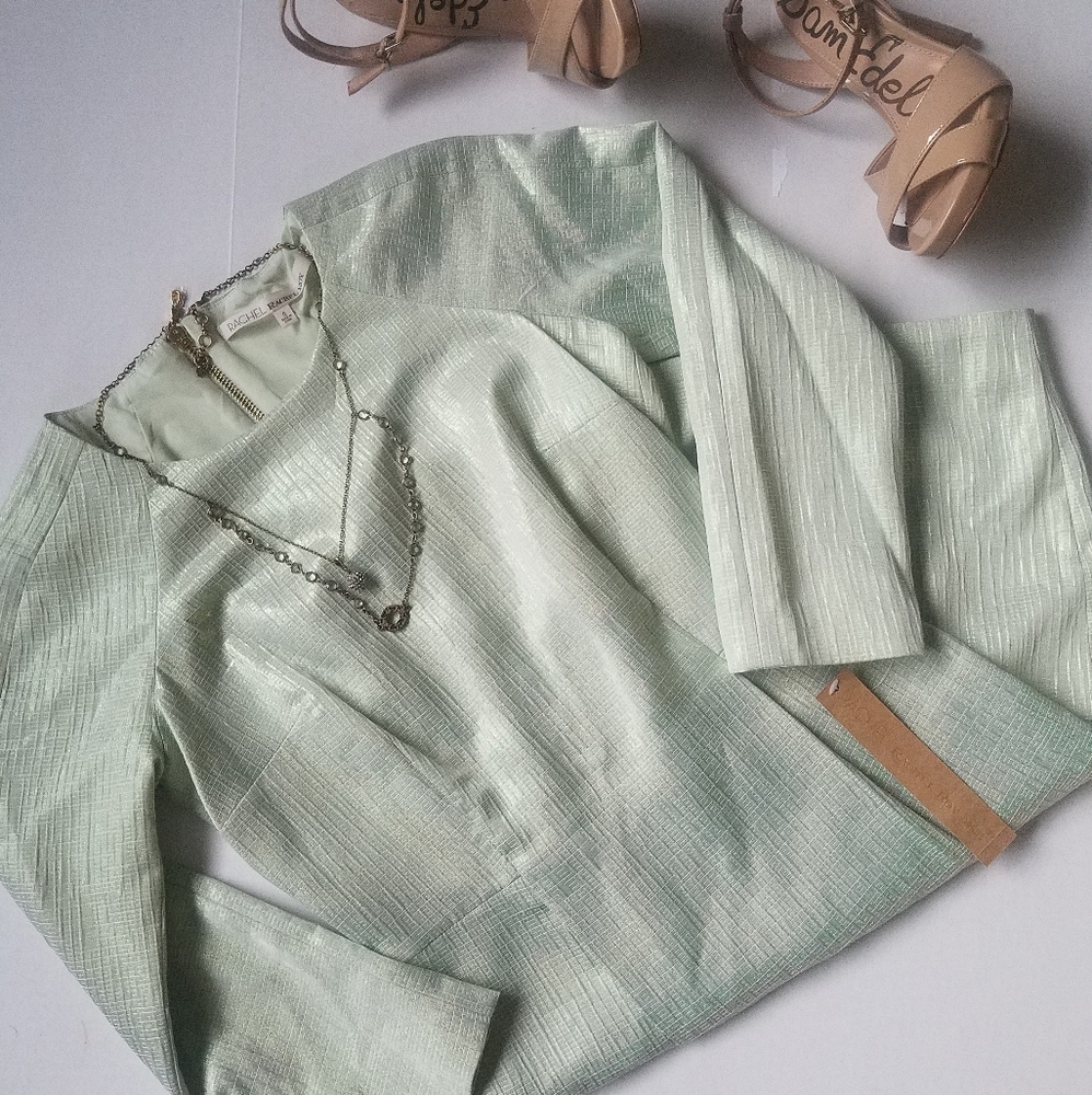 Rachel Roy Mint Jacquard Sheath dress